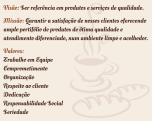 Visão, Missão, Valores